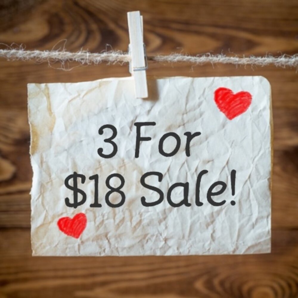 TEE-SHIRT SALE 3 FOE $18